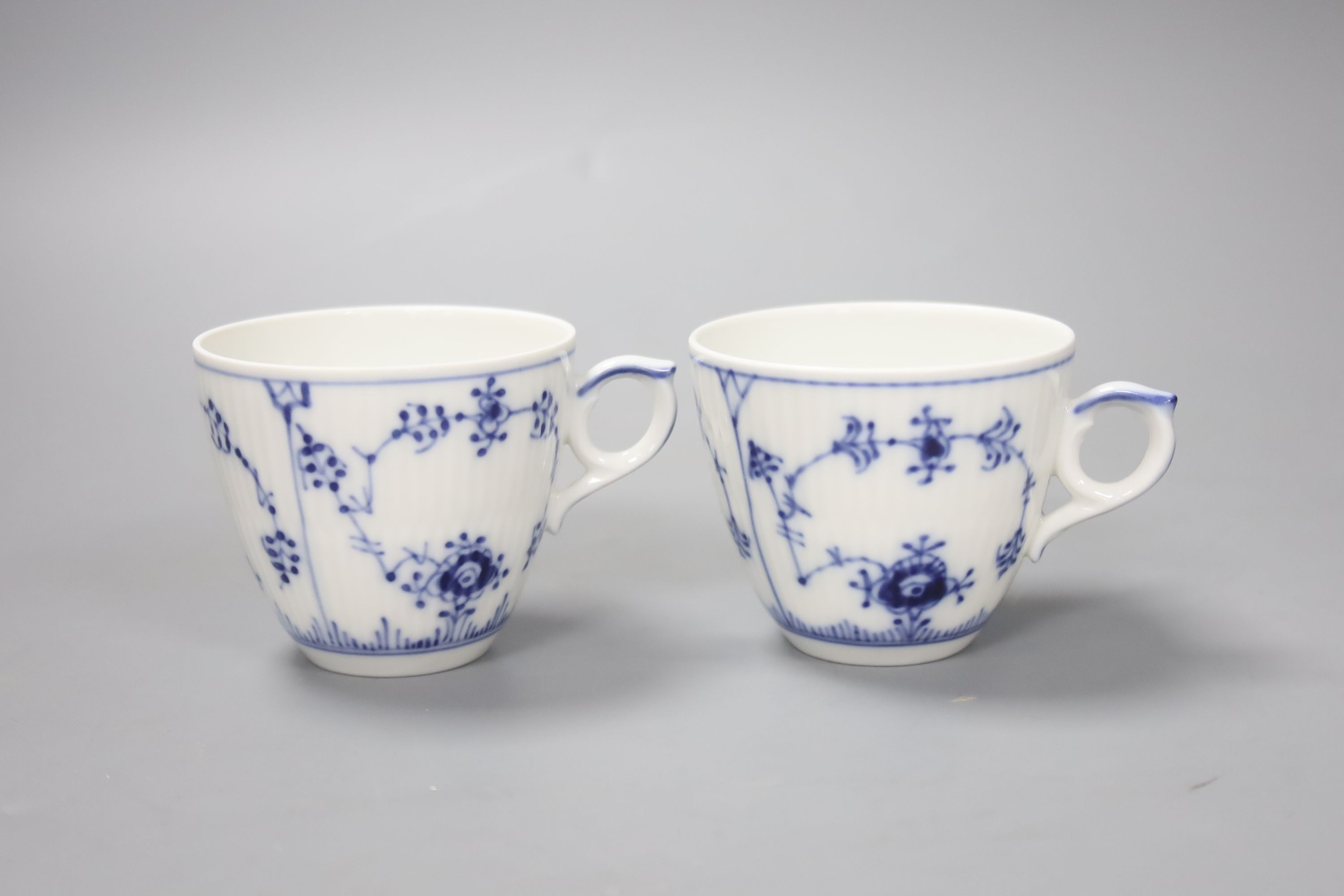 A Royal Copenhagen ‘Blue Onion’ pattern coffee service (setting for eight)